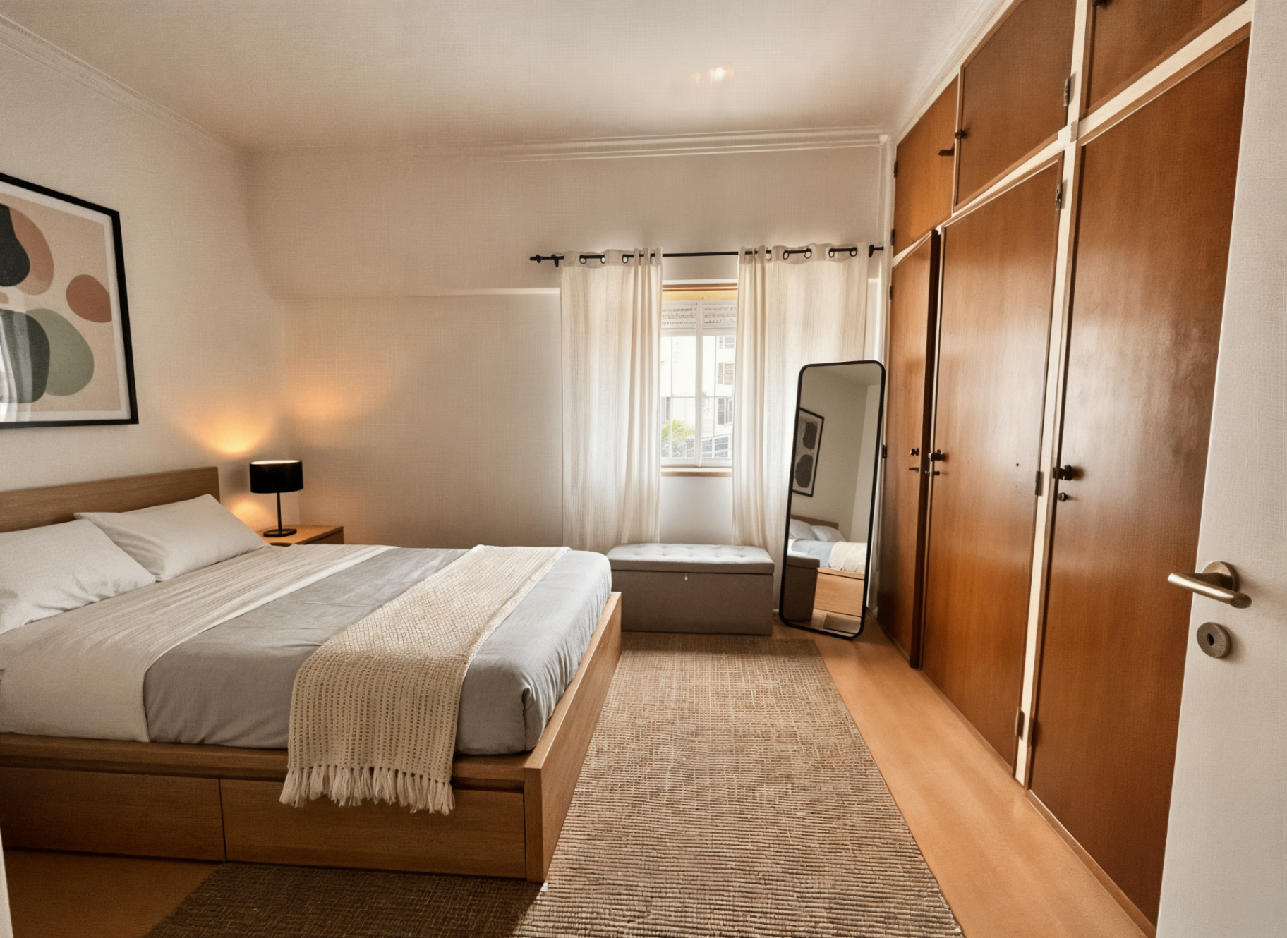 Render 3D do quarto